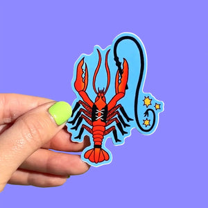 Lobster Lashings Vinyl Sticker