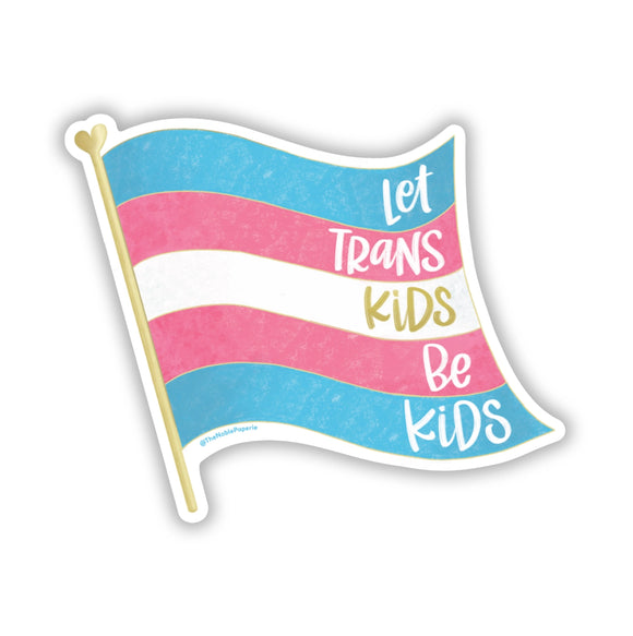 'Let Trans Kids Be Kids' Sticker