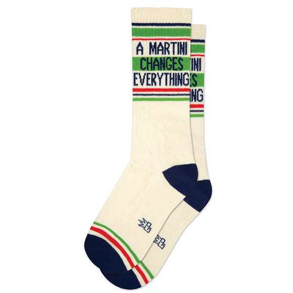 'A Martini Changes Everything' Gym Socks