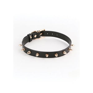 Medusa Black Spiked Collar