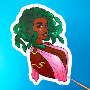 Pin Up Medusa Sticker