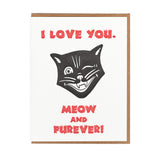 'Meow and Furever' Card