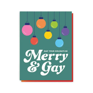 'May Your Holidays Be Merry and Gay' Card