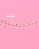 Martini Gold Foil Banner | 3D, Bachelorette, Birthday, Party