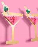 Martini Gold Foil Banner | 3D, Bachelorette, Birthday, Party