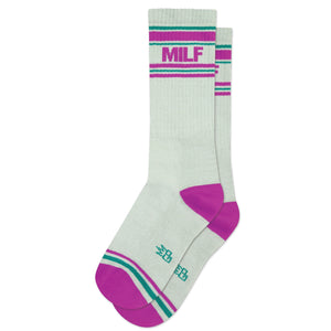 'Milf' Ribbed Crew Socks