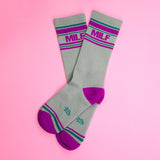 'Milf' Ribbed Crew Socks