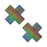 Neva Nude Pasties - X Shapes