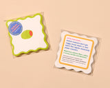 Crudite Letterpress Vellum Coasters (4pk)