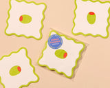 Crudite Letterpress Vellum Coasters (4pk)