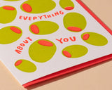 'Olive Everything About You' Card