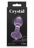 Crystal Rose Glass Plug