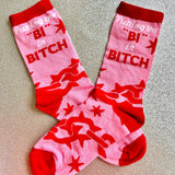 'Putting the Bi in Bitch' Socks