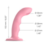 Wave Tapping Dildo by Strap-On-Me