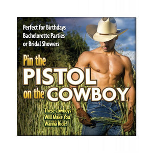 Pin the Pistol on the Cowboy Game (Bachelorette)