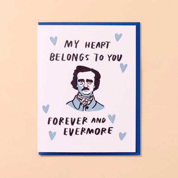 'Forever and Evermore' Poe Card