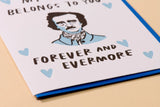 'Forever and Evermore' Poe Card