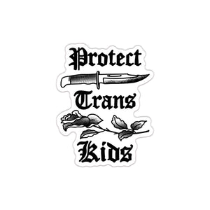 Protect Trans Folks/Kids Solid Sticker