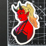 Pin Up Demon Sticker