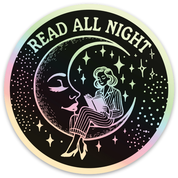 'Read All Night' Sticker
