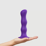 Rolling Balls Dildo - Purple by Strap-On-Me