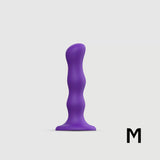 Rolling Balls Dildo - Purple by Strap-On-Me