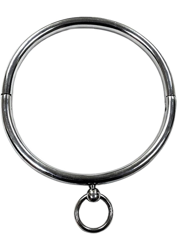 Rouge Silver Steel Ring Collar