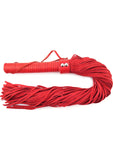 Rouge Suede Flogger with Leather Handle