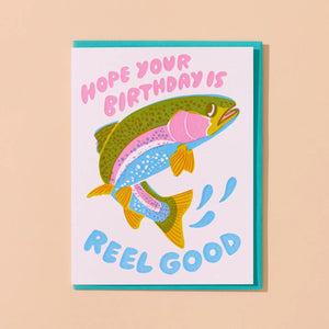 'Reel Good' Trout Fish Birthday