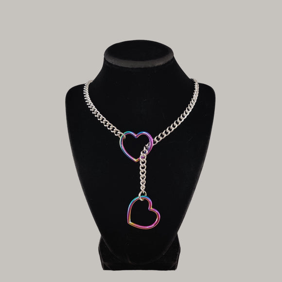 Stainless Steel Slip Chain Choker Necklaces