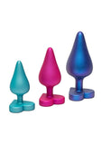 Luster Silicone Anal Plug 3pc Set