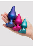 Luster Silicone Anal Plug 3pc Set