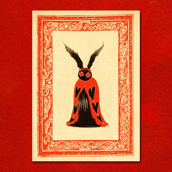 'Romantic Mothman' Art Print