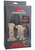 Bind & Tie Initiation Natural Hemp Rope (5 Piece Kit)