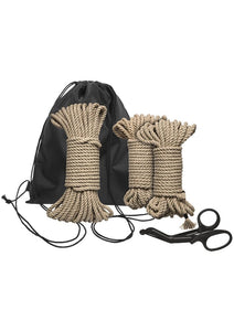 Bind & Tie Initiation Natural Hemp Rope (5 Piece Kit)