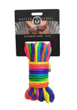 Rainbow Nylon Bondage Rope - 32ft