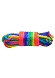 Rainbow Nylon Bondage Rope - 32ft