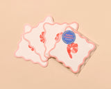 Crudite Letterpress Vellum Coasters (4pk)