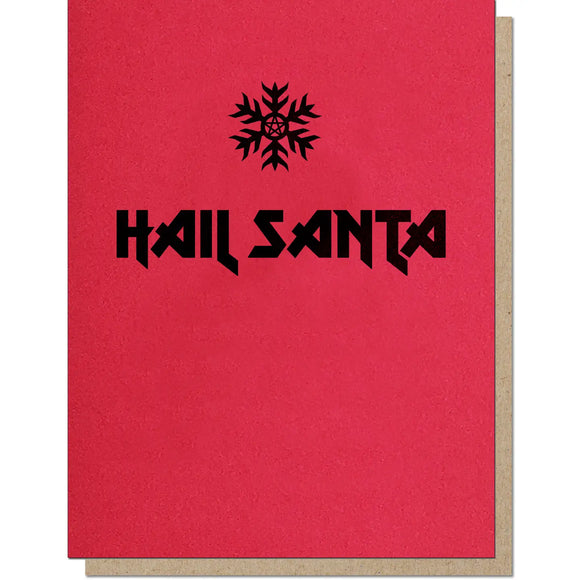 'Hail Santa' Card