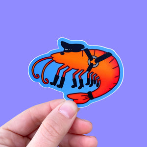 Shrimp Daddy Vinyl Sticker