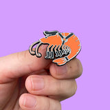 Shrimp Daddy Enamel Pin