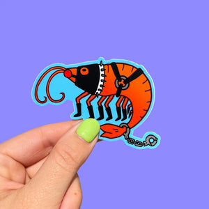 Shrimp Gimp Vinyl Sticker