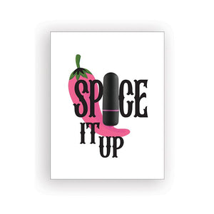 'Spice It Up' Naughty Vibe Greeting Card