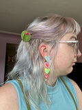 Mini Stuffed Olive Hair Claw