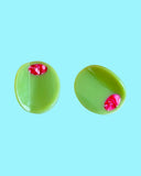 Mini Stuffed Olive Hair Claw