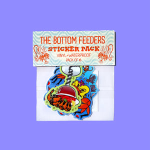 The Bottom Feeders Sticker Pack (6 Stickers)