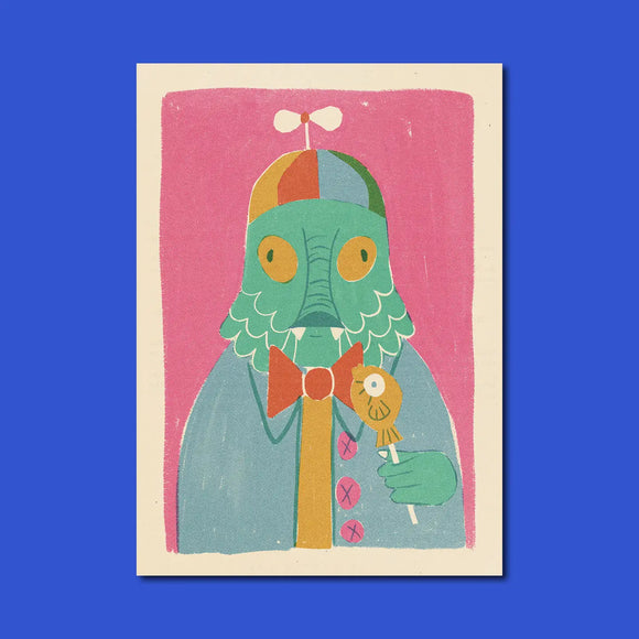 'Silly Snack II' Art Print