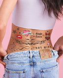 Naughty Bachelorette Realistic Temporary Tattoos