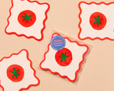 Crudite Letterpress Vellum Coasters (4pk)