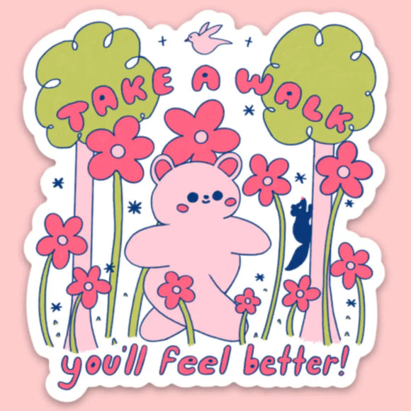 'Take a Walk' Sticker